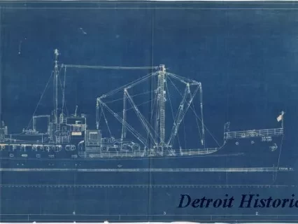 Blueprint - 176' Supply Vessels,
Outboard Profile