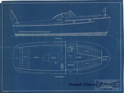 Blueprint - 25' 0" O.A. [Overall] Plastic Cruiser