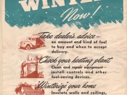 Poster - Your Government Warns, Prepare For Winter Now!