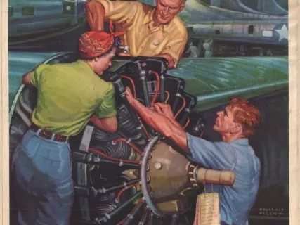 Poster - 6th War Loan, The Sky's the Limit!
Keep Buying War Bonds