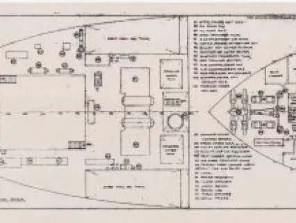 Drawing, Technical - Engine Room Plans