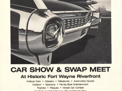 Poster - Spirit of Detroit - Car Show & Swap Meet at Historic Fort Wayne Riverfront