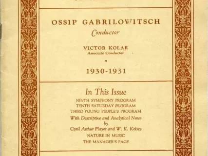 Program, Concert