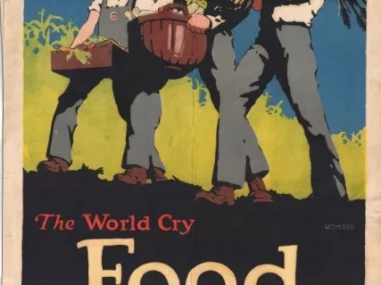 Poster - The Spirit of '18
the World Cry, Food, Keep the Home Garden Going
