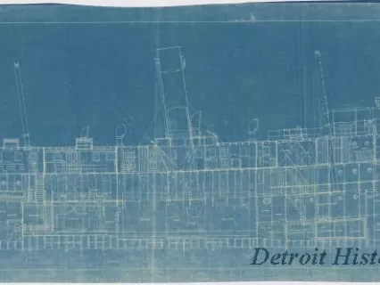 Blueprint - U. S. Coast & Geodetic Survey Steamer, Surveyor
[Inboard Profile]