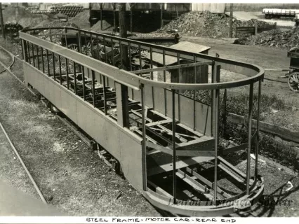 Print, Photographic - Steel Frame - Motor Car - Rear End