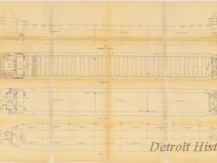 Blueprint - Hull No. 301, General Arrangement