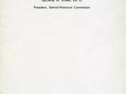 Pamphlet - Douglass Houghton- Family Physician