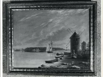 Print, Photographic - Belle Isle from Canadian Shore - Photo of Robert Hopkin Painting 'Belle Isle from Canadian Shore'
