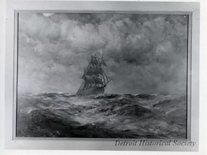 Print, Photographic - Full In the Wind - Photo of Robert Hopkin Painting 'Full In the Wind'