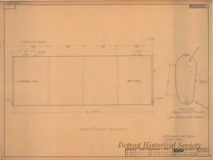 Drawing, Technical - 75 Gallon Gas Tank