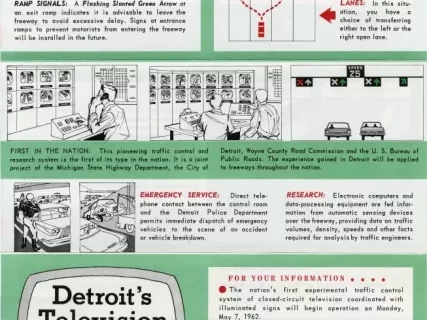 Pamphlet - Detroit's Television Traffic Control
