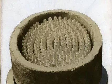 Print, Photographic - Seggar Packed Ready for Kiln