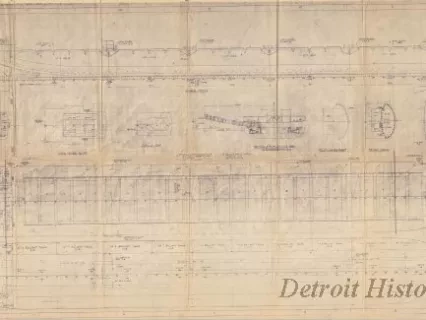 Blueprint - Roger Blough,
Inboard Profile & General Arrangement