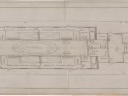 Drawing, Technical - Promenade Deck, T.S.S. Virginia