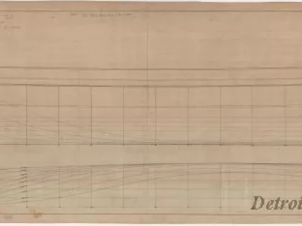 Drawing, Technical - Lines, T.S.S. Virginia