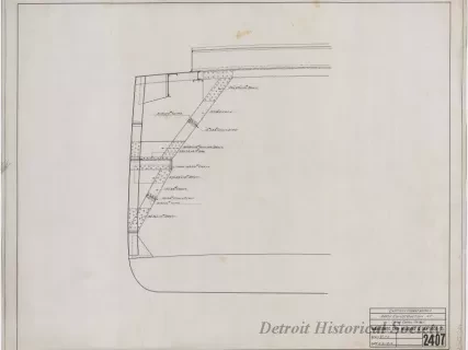 Drawing, Technical - Captain Thomas Wilson,
Arch Construction at New Cargo Hatch