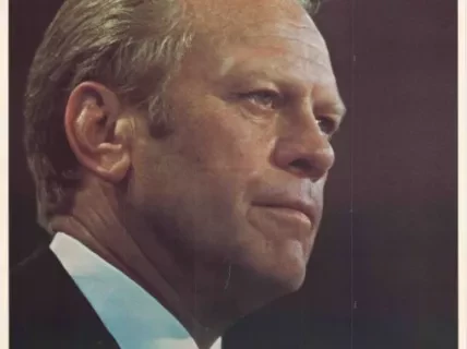 Poster, Political - He's making us proud again.
[Gerald R. Ford]