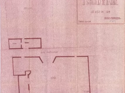 Drawing - Maison Natale d'Antoine Laumet de la Mothe Cadillac
à St. Nicolas de la Grave
