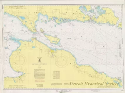Chart, Navigational - Straits of Mackinac