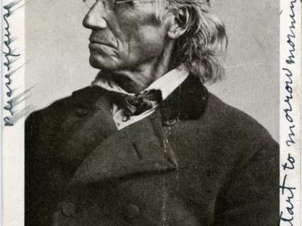 Postcard - Postcard with Image of Chief Kaw-Baw-Gam