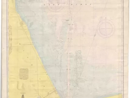 Chart, Navigational - South End of Lake Huron,
Including Head of St. Clair River