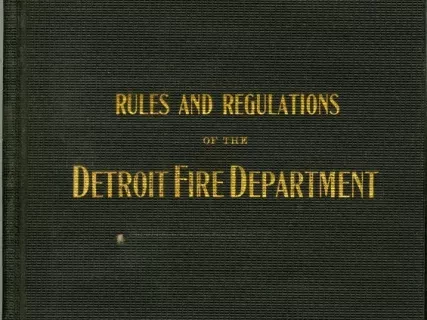 Rules - Rules and Regulations of the Detroit Fire Department