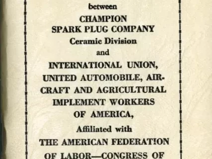 Agreement - Supplemental Unemployment Benefit Plan between Champion Spark Plug Company Ceramic Division and International Union, United Automobile, Aerospace and Agricultural Implement Workers of America, Affiliated with The American Federation of Labor -