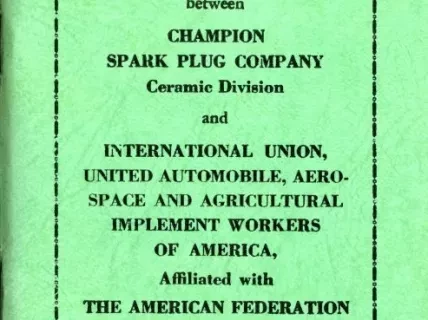 Agreement - Amended Pension Plan Agreement between Champion Spark Plug Company Ceramic Division and International Union, United Automobile, Aerospace and Agricultural Implement Workers of America, Affiliated with The American Federation of Labor - Congres