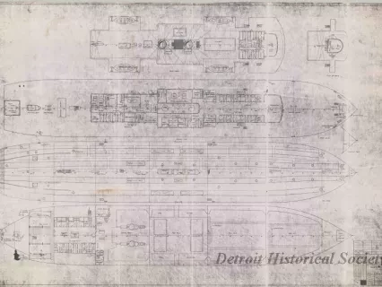 Photocopy - Deck Plans
[Hull Nos. 226-227]