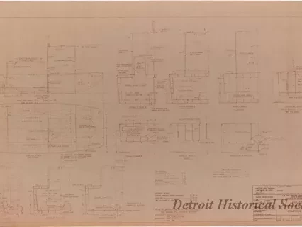 Drawing, Technical - Hull 339, Self-Propelled Drift Collector,
Structural Plan