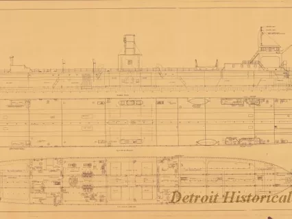 Blueprint - Deck Plans, General Arrangements
[Hull 393]