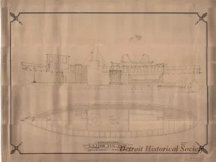 Drawing, Technical - Shearwater, U. S. Fish Tug, No. 46