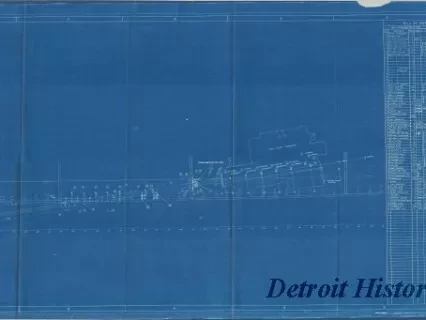 Blueprint - 63 Ft. Aircraft Rescue Boat - Mark 3, 
Engine Installation