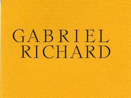 Booklet - Gabriel Richard, The First Vice-President of the University of Michigan