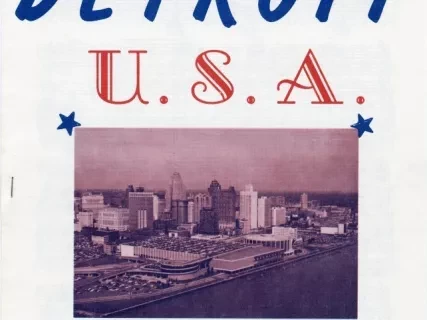 Music, Sheet - Detroit U.S.A.