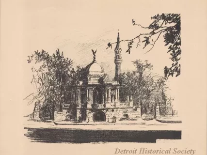 Print - Hurlbut Memorial Gate