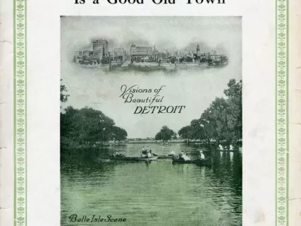 Music, Sheet - Detroit Town is a Good Old Town