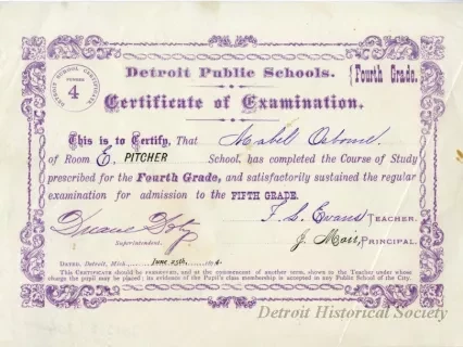 Certificate, Achievement