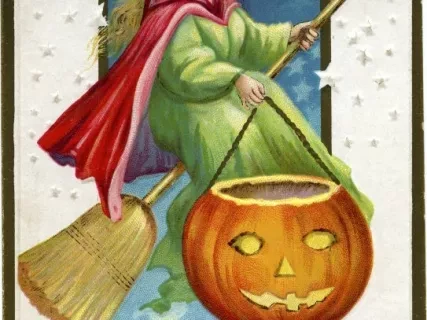 Postcard - Jolly Hallowe'en