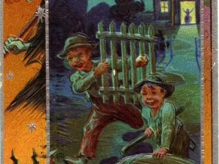 Postcard - Wishing you a Jolly Halloween