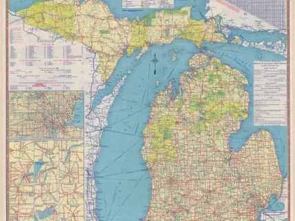 Map - Official Michigan Highway Map