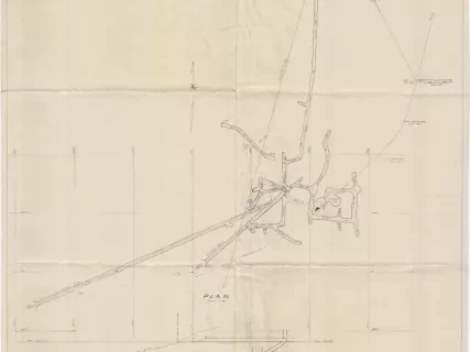 Map - Champion Sillimanite Mine, Oreana, Pershing County, Nev.
