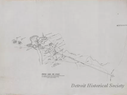 Map - Oreana Mine Ore Zones