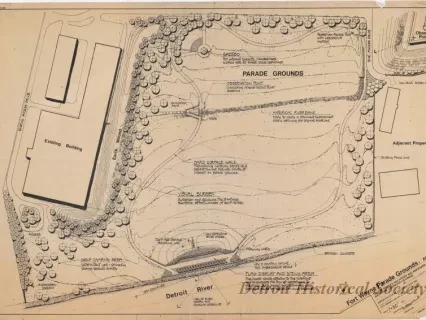 Blueprint - Fort Wayne Parade Grounds - Alt. 2