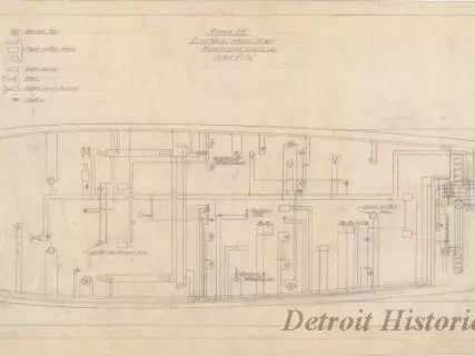 Drawing, Technical - Fisher 58,
Electrical Wiring Plan