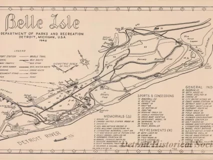 Map - Belle Isle