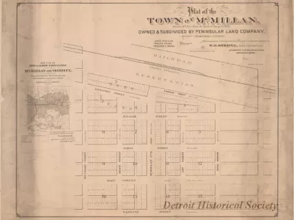 Plat - Plat of the Town of McMillan