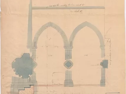 Drawing, Architectural - Sheet Q
[Trinity Episcopal Church]