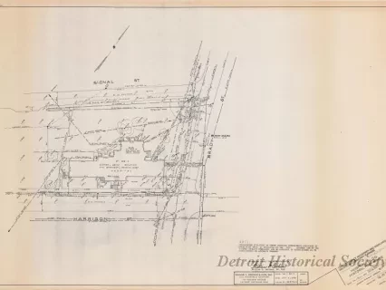 Blueprint - Hospital Building, 
Historic Fort Wayne
